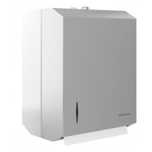 Dispensador Papel Toalla Grande Acero GENWEC