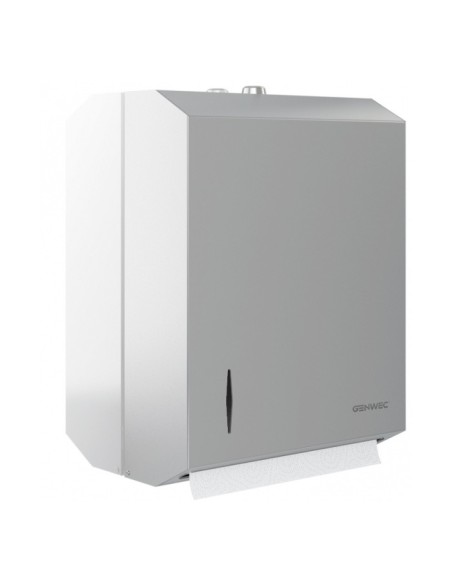 Dispensador Papel Toalla Grande Acero GENWEC