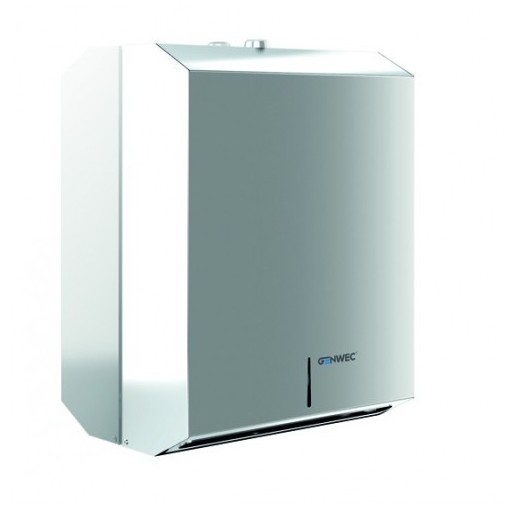Dispensador Papel Toalla Grande Acero GENWEC