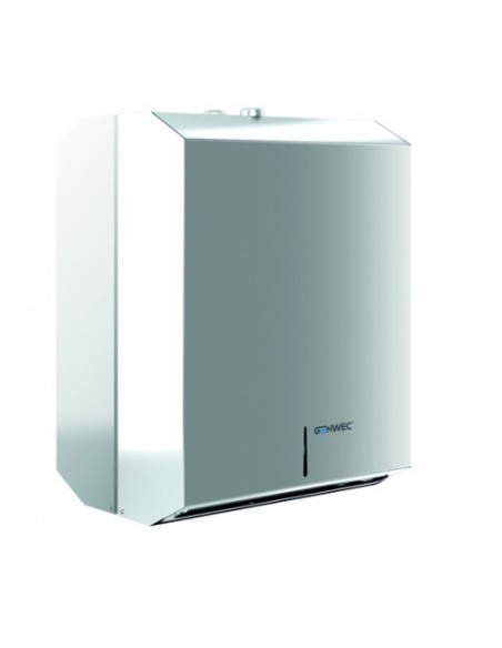 Dispensador Papel Toalla Grande Acero GENWEC