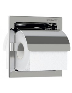 Portarrollos Encastrado 1 Rollo INOX  Brillante GENWEC
