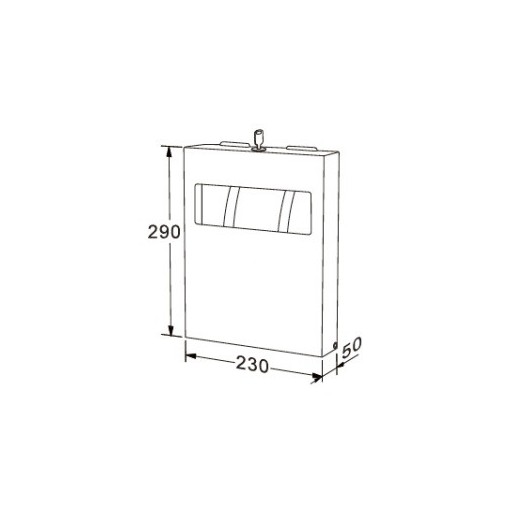 Dispensador Mural Cubre Asientos Para Inodoro GENWEC