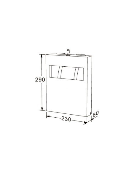 Dispensador Mural Cubre Asientos Para Inodoro GENWEC