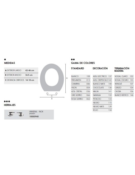 BOLERO RESIWOOD Toilet Seat Cover