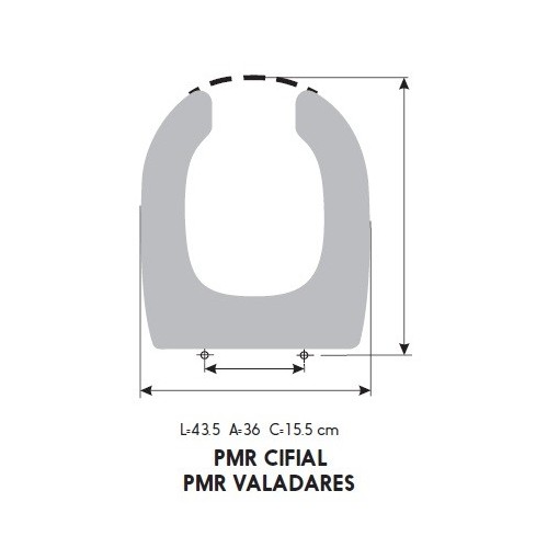 ASIENTO HERRADURA PMR CIFIAL/VALADARES