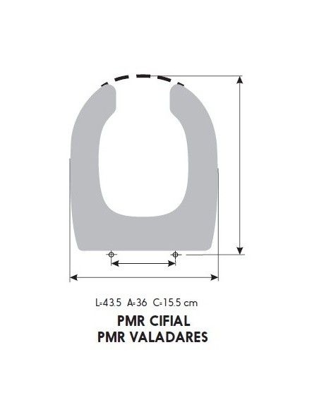 ASIENTO HERRADURA PMR CIFIAL/VALADARES