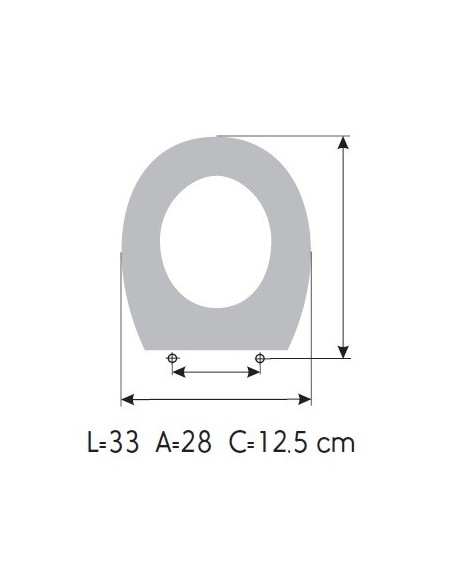 ASIENTO INFANTIL SANGRA - MODELO ANTIGUO (TAPA + ARO)