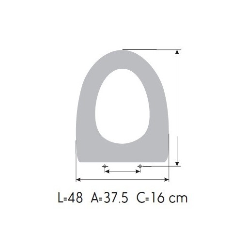 Tapa WC ROCA AMERICA