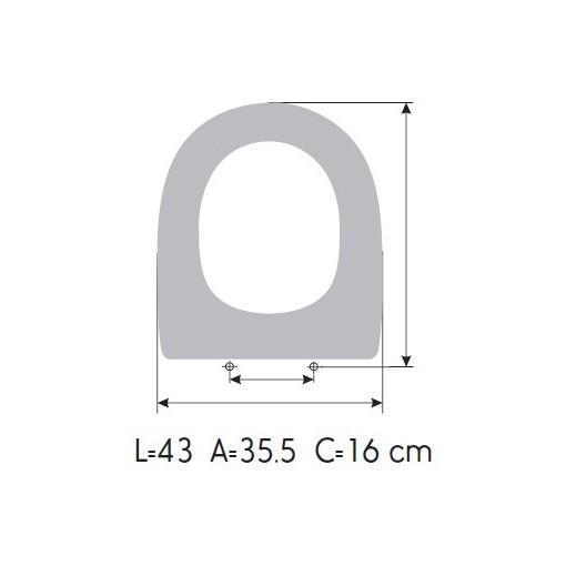 Tapa WC ROCA ATLANTA