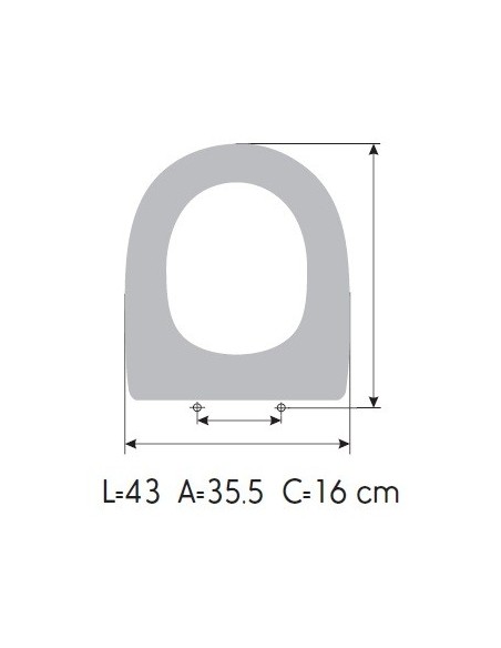 Tapa WC ROCA ATLANTA
