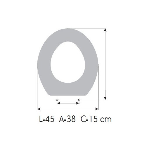 Tapa WC ROCA CONCRETO