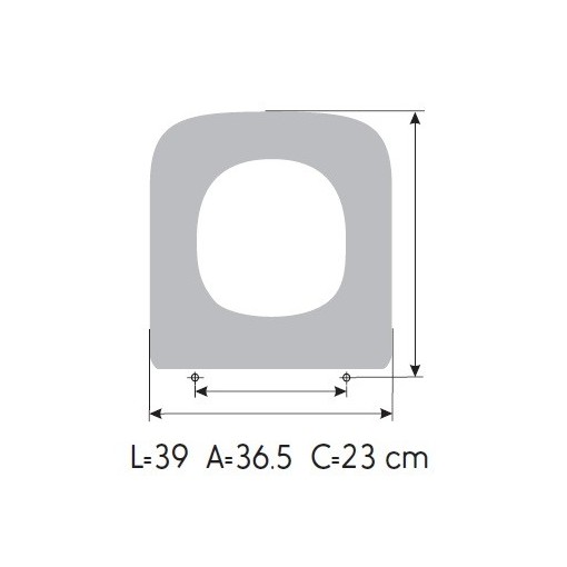 Tapa WC ROCA DAMA COMPACT