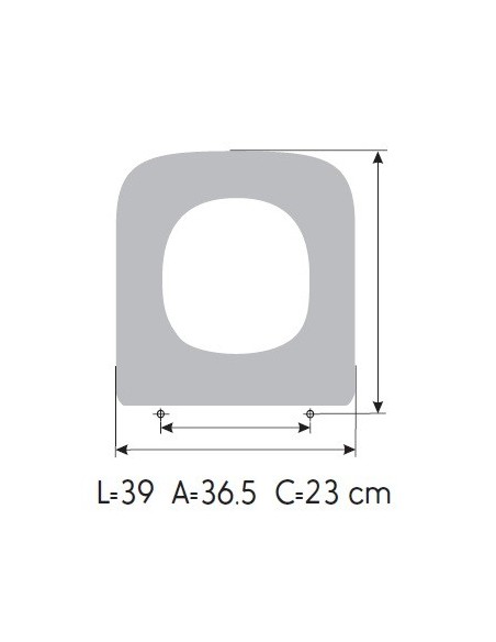 Tapa WC ROCA DAMA COMPACT