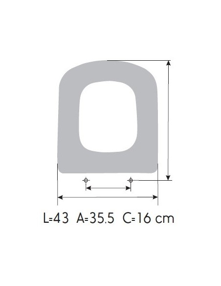 Tapa WC ROCA DAMA SENSO