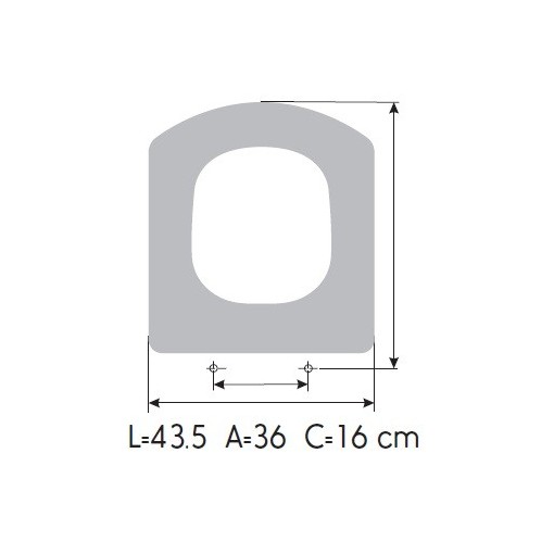 Tapa WC ROCA HALL SUSPENDIDO