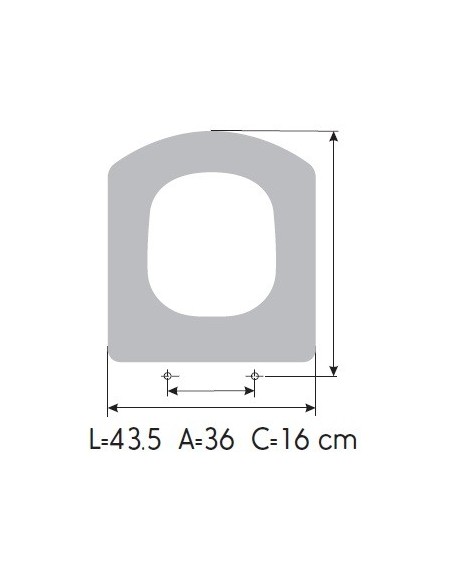 Tapa WC ROCA HALL SUSPENDIDO