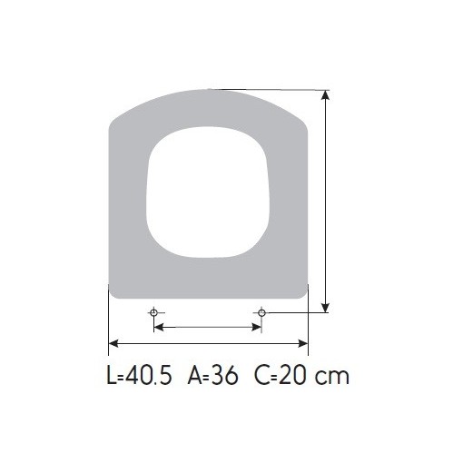 Tapa WC ROCA HALL/HALL SUSPENDIDO COMPACTO