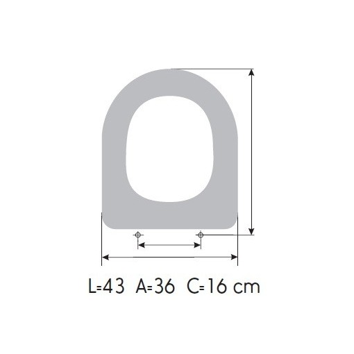 Tapa WC ROCA HAPPENING