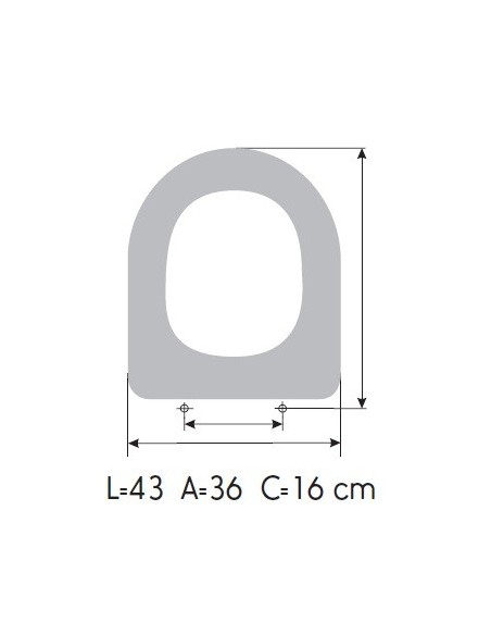 Tapa WC ROCA HAPPENING