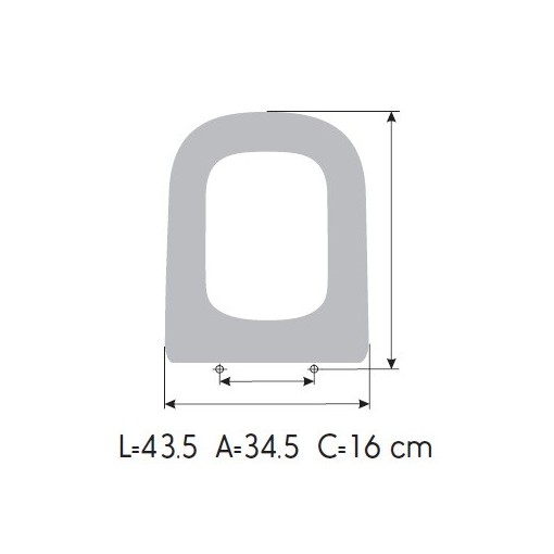 Tapa WC ROCA THE GAP