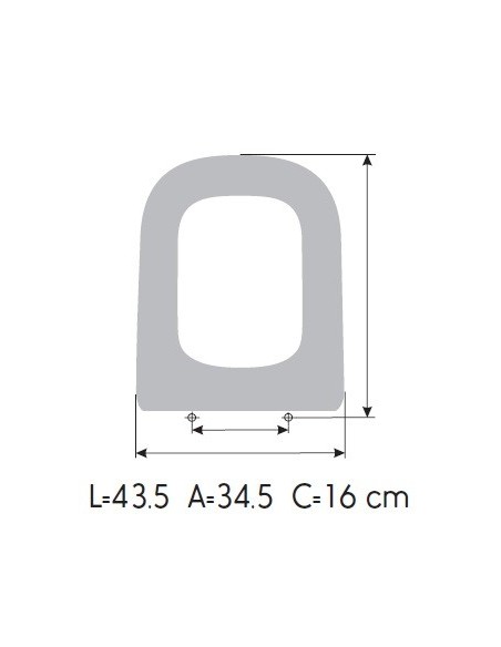 Tapa WC ROCA THE GAP