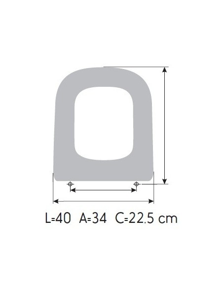 Tapa WC ROCA THE GAP COMPACT