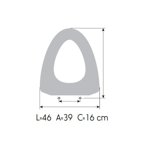 Tapa WC ROCA VERANDA