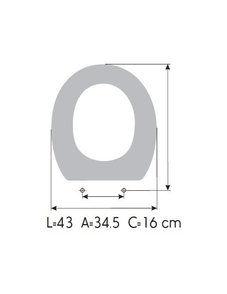 Tapa WC ROCA VICTORIA
