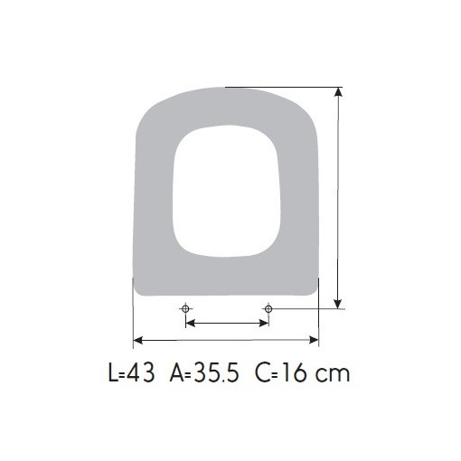 Tapa WC ROCA DAMA SENSO COMPACTO