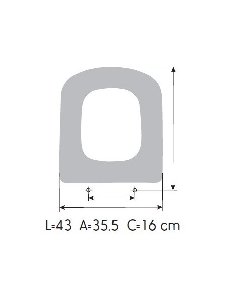 Tapa WC ROCA DAMA SENSO COMPACTO