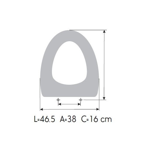 Tapa WC ROCA GEORGIA