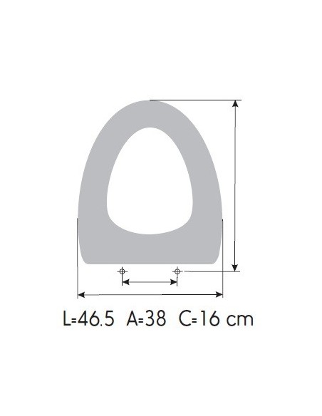 Tapa WC ROCA GEORGIA