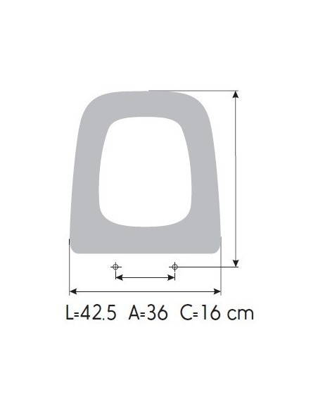 Tapa WC ROCA GONDOLA