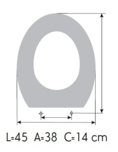 Tapa WC ROCA LORENTAL
