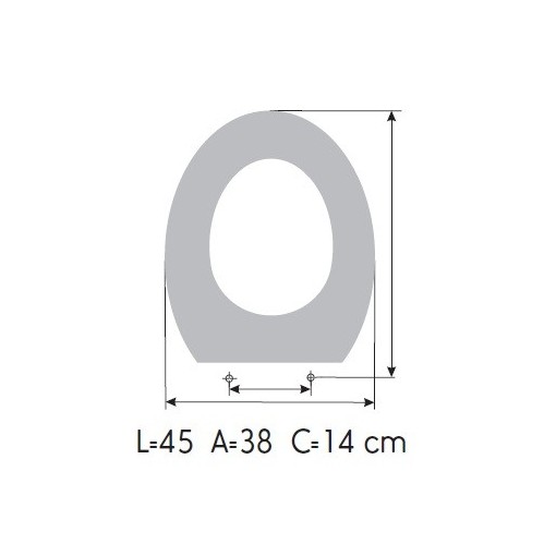 Tapa WC ROCA LORENTAL