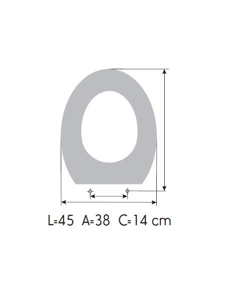 Tapa WC ROCA LORENTAL