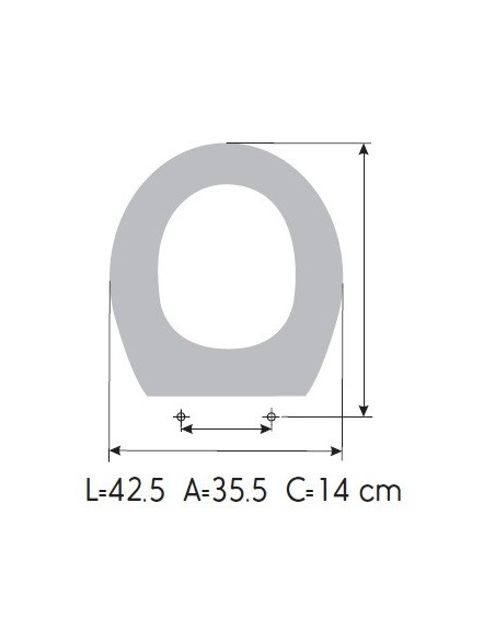 Tapa WC ROCA LUCERNA