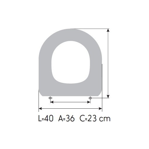 Tapa WC ROCA MERIDIAN N COMPACT