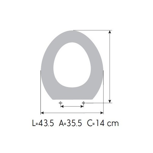 Tapa WC ROCA PENINSULAR