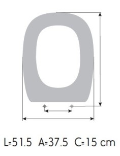 Tapa WC BELLAVISTA ASTRO