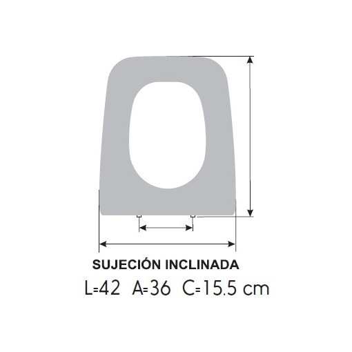 Tapa WC BELLAVISTA DUNA