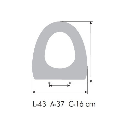 Tapa WC BELLAVISTA LARA