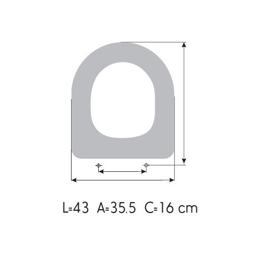 Tapa WC BELLAVISTA NEXO