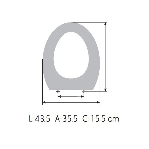 Tapa WC BELLAVISTA RECORD