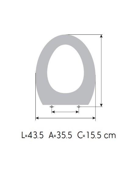 Tapa WC BELLAVISTA RECORD