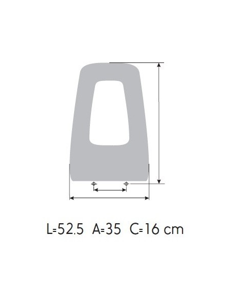 Tapa WC BELLAVISTA TOCAI