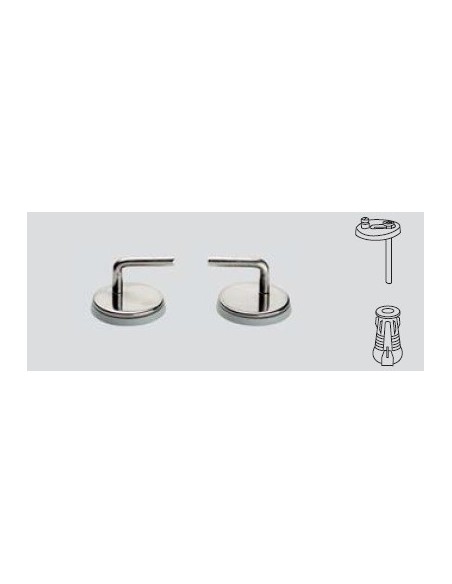 Herraje Universal Inox Presión Para Asiento Ekana