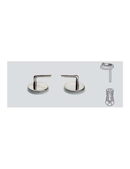 Herraje Universal Inox Presión Para Asiento Retro