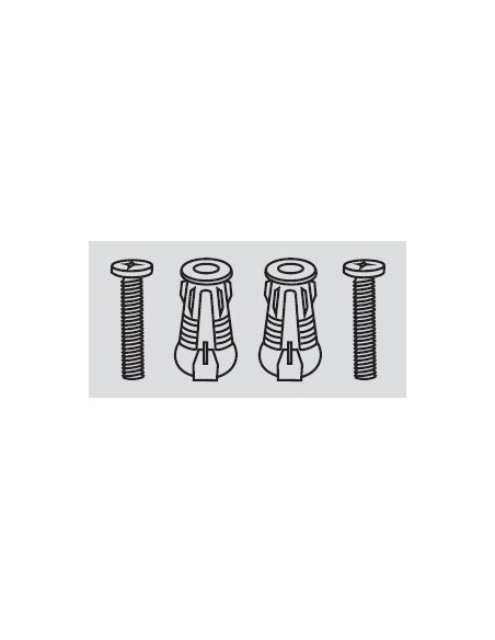 Juego Kit 2 Tornillos + 2 Expansores