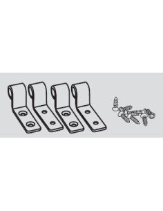 Juego Soportes Tapa-Aro Inox Standard